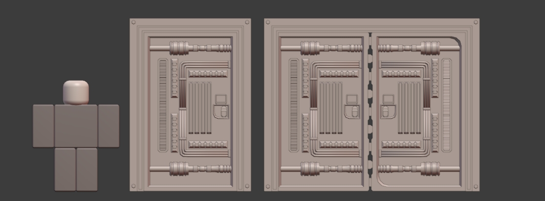 KalnessCorp's tweet image. some door model mimy made that im positng here bc idk what else to post i forgot what it's for #RobloxDev #RobloxStudio