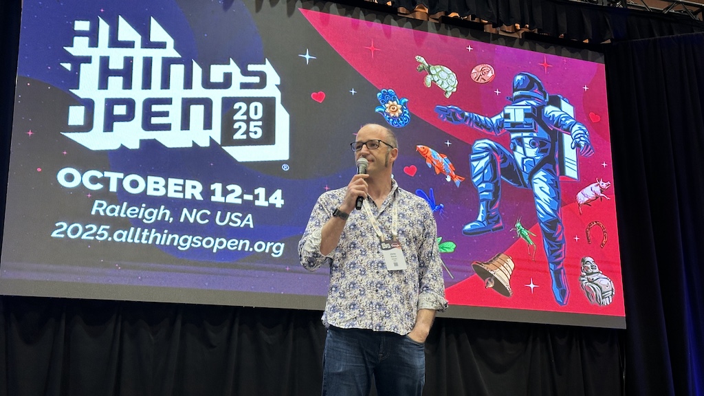 judeharding's tweet image. Day 2 at the All Things Open Conference in Raleigh NC. Special Thank you to the Platinum Sponsors...
@automattic
@AWSOpen
@CapitalOne #opensource
@coderabbitai
@Dynatrace
@FidelityInvestments
@github
@herodevs
@neo4j
@SASsoftware
@Sourcegraph
@thenewstack
@valkey_io…