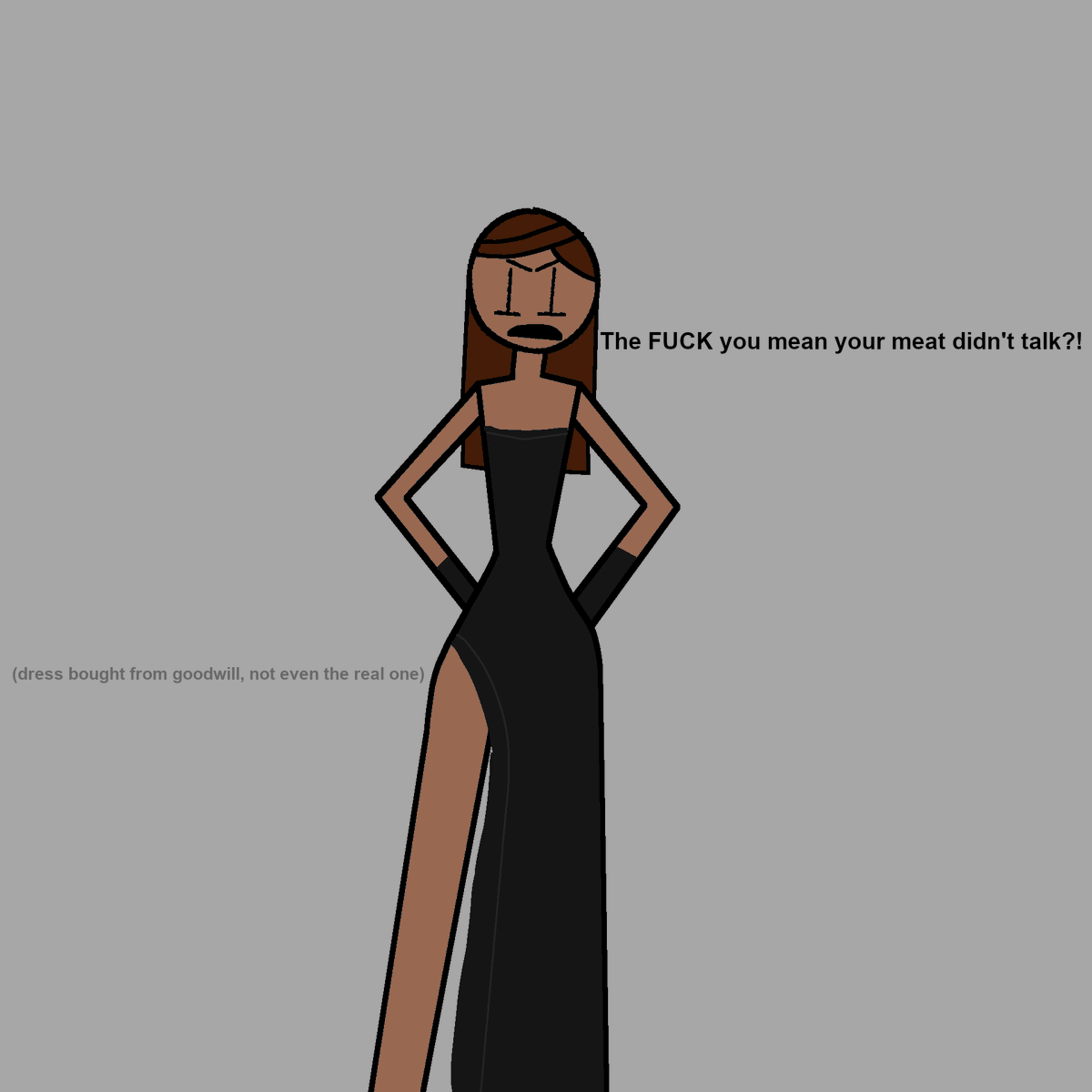 DGeekling's tweet image. thought she could pull it off to