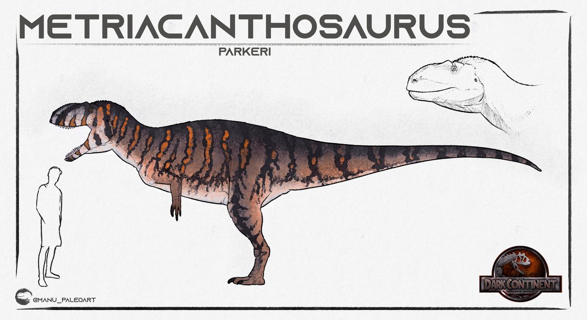 🚨Check Out The Stylized Design For The Female Metriacanthosaurus In My Novel Primeval: The Dark Continent 🚨
•
🔍 Load In 4K To See The Full Detail 
•
✍🏻 Commissioned By: <a href="/MDinoart/">Manu_Paleoart</a>