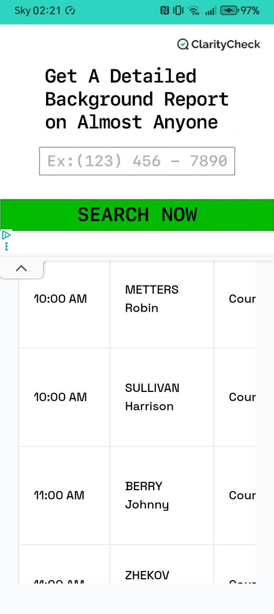 Let's hope this judge is good. To Harrison tomorrow