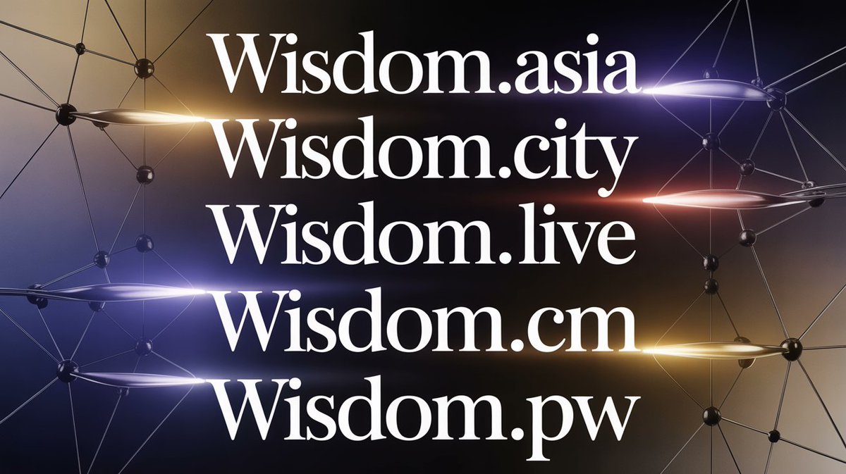 congrats Wisdom. ai Sold for usd750k

Wisdom.Asia
Wisdom.City
Wisdom.Live
Wisdom.cm
Wisdom.pw    for sale

#Wisdom #Knowledge #Humility #AI #Smart #future #learning #Crypto #META #think #ml #si #AGI #machine #human