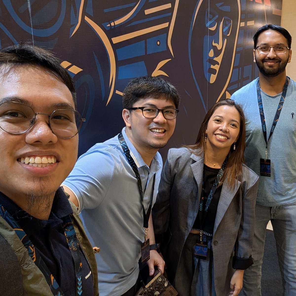 CyberQGroup_PH's tweet image. ROOTCON 19 = ✅
Cyber talks, cool hacks (the ethical kind 😉), and catching up with our Chief Solutions Architect Vish Nayi from the UK!

Big cheers to the cyber fam who made it an epic one! 💻👾
#ROOTCON19 #CyberQGroupPH #CybersecurityPH
