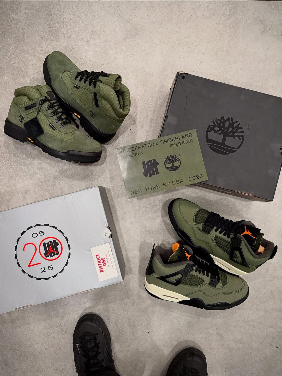 ModernNotoriety's tweet image. UNDEFEATED x Timberland Field Boot (2025)