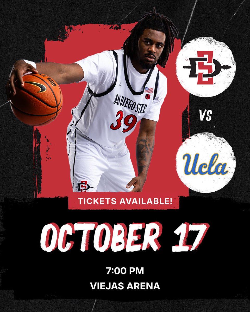 San Diego State Men's Basketball (@aztec_mbb) on Twitter photo Get your tickets for this Friday's exhibition game and we'll see you in <a href="/ViejasArena/">Viejas Arena</a> as we tip off the season!
👉 GoAztecs.com/mbbsinglegamet…
Reminder this game is not part of the season ticket package. Get your tickets for this Friday's exhibition game and we'll see you in <a href="/ViejasArena/">Viejas Arena</a> as we tip off the season!
👉 GoAztecs.com/mbbsinglegamet…
Reminder this game is not part of the season ticket package.