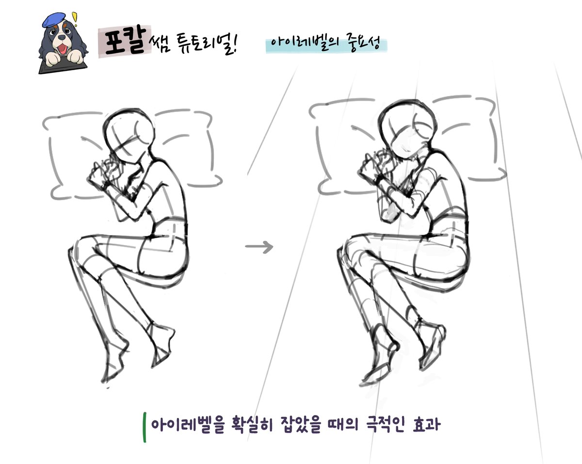 그림이 뭔~가 어색하다면 일단 아이 레벨을 먼저 체크해보세요~!