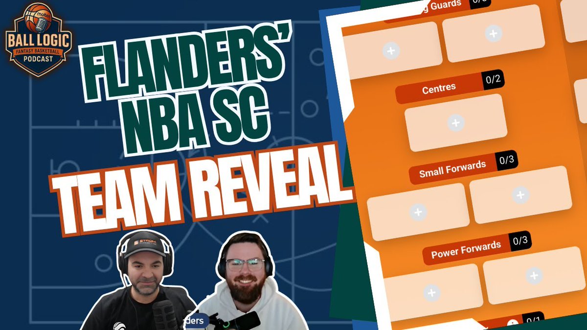 Flanders Team Reveal Tonight

With NBA SuperCoach just around the corner I will be revealing my team tonight with <a href="/SCHorse_/">Horse 🐴</a>

Come join us LIVE at 8pm to go through the team and answer your pressing questions

Link Below 👇
shorturl.at/nZoXs