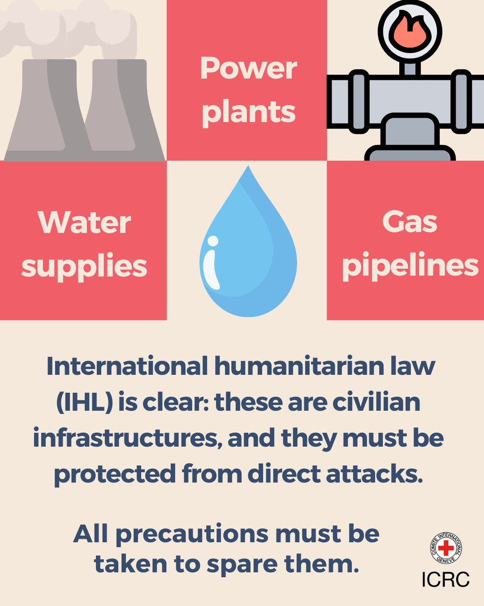 International humanitarian law is clear: Civilians and civilian infrastructure providing essential services must be protected. 

Even wars have limits.