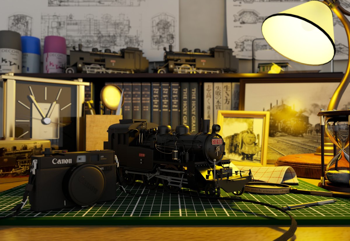 JEC_av's tweet photo. 1年前期課題：デスクトップモデリング④
#日本電子専門学校
#CG映像制作科
#Adobe
#Maya
#Nuke https://t.co/KgfKO0OmbB