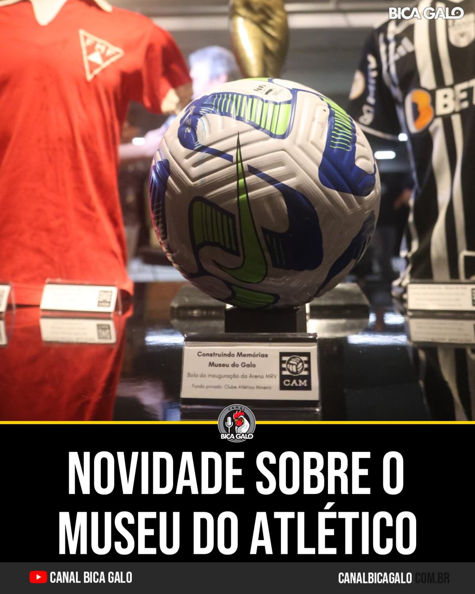 🐔 Nesta segunda-feira (13), o Atlético obteve o aval para a criação do Museu do Galo, instituição dedicada à preservação da memória e das conquistas do clube.

Por meio de uma Assembleia Geral de Constituição, realizada na Sede de Lourdes, os associados fundadores aprovaram a