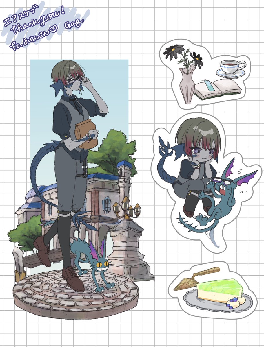 Ff14Gag's tweet photo. エアスケブおまとめ！それぞれの個性が詰まってて、描く側として大変楽しく描かせて頂きました〜！🔄ありがとう。🔄　🔄ありがとう。🔄 https://t.co/MskatLCvWX
