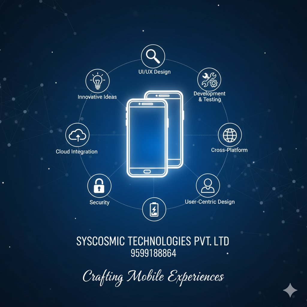 Syscosmic01's tweet image. Syscosmic: Your Ideas, Mobile Ready.
Turn your innovative concepts into powerful, high-performance mobile apps for iOS and Android with Syscosmic Technologies. Connect with us to start building your future: 9599188864.
#MobileDevelopment #AppDevelopment #iOSAndroid #MobileApps