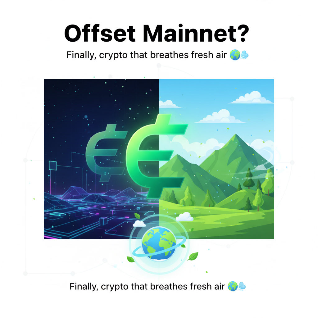 Offset Mainnet: $ERTH TOKEN the Crypto That Breathes
Consider this world where blockchains are directly focused on perfection—targeted fees, slow-moving trusts, and the consequent environmental issues that pre-mint controls—and suddenly, the “Offset Mainnet” is like a refreshing