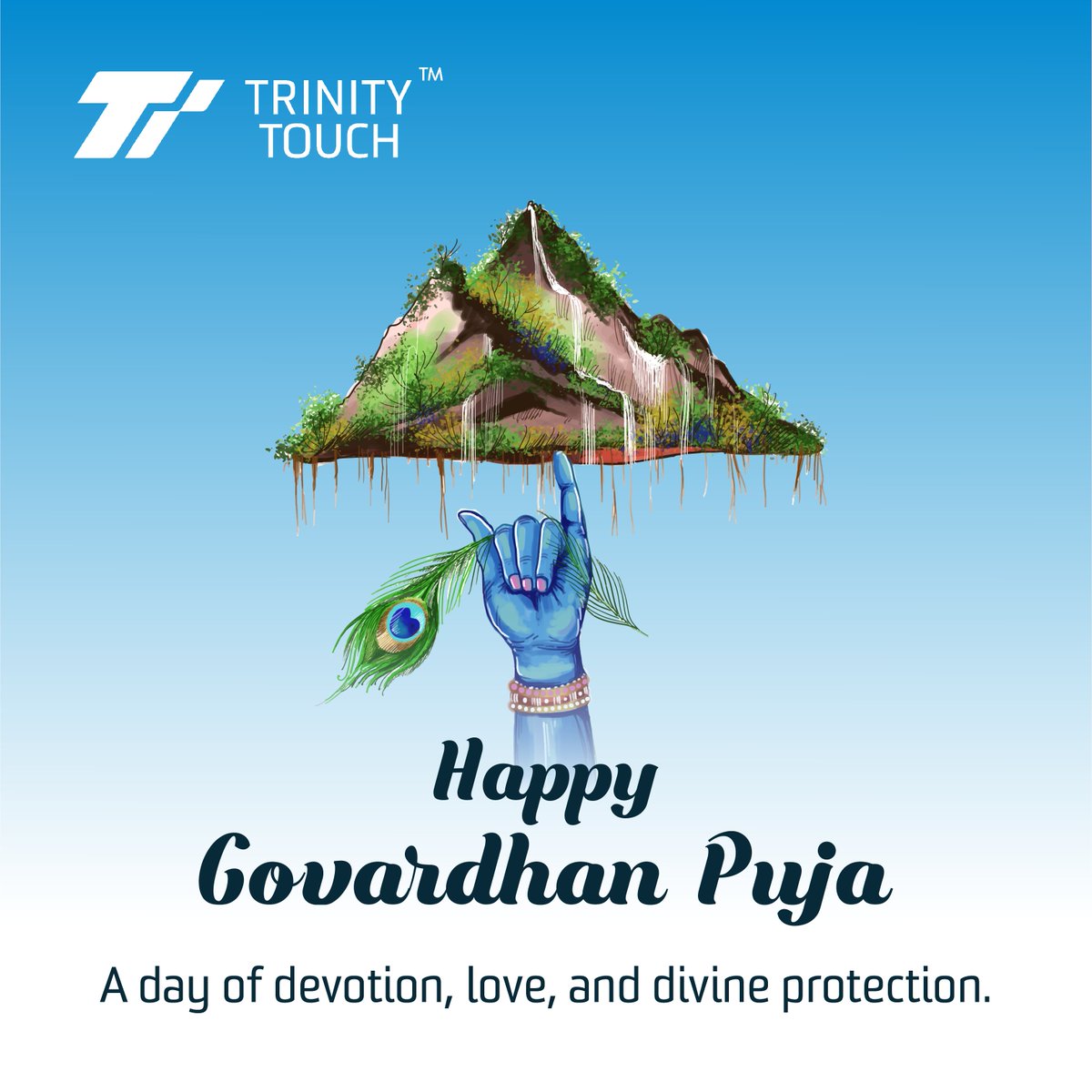 TrinityTouch's tweet image. Celebrating the strength of nature and community.

This Govardhan Puja, @TrinityTouch honours the spirit of protection, prosperity, and harmony that uplifts every endeavour.

Wishing you a blessed and joyful #GovardhanPuja🌿✨

#FestiveSpirit #ProsperityAndHarmony #TrinityTouch