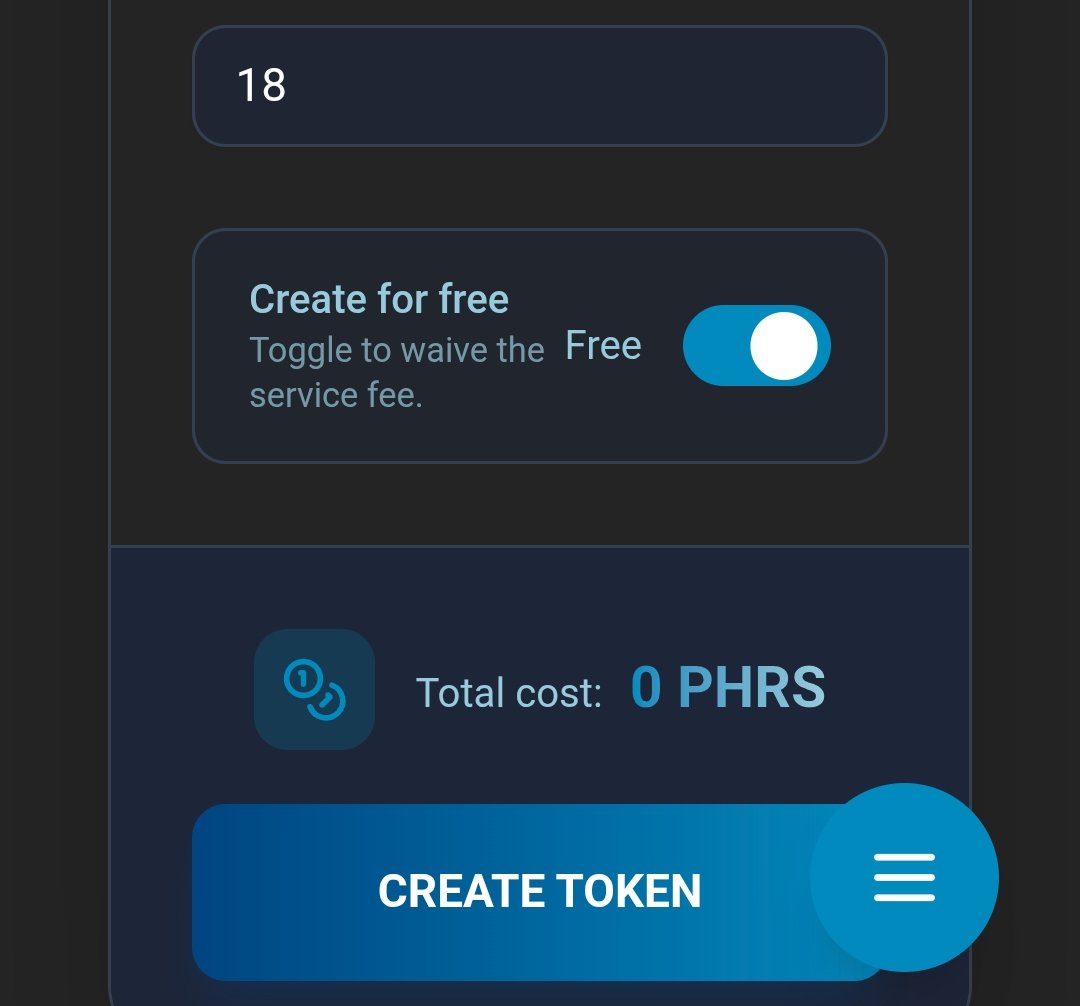 NEW UPDATE: do you know you can now create tokens for Free without any gas fee ✅ on <a href="/zentrafi/">Zentra | Live on Pharos</a> via <a href="/pharos_network/">Pharos | Testnet Live</a> 

Input your token name 
Fix in your symbol 
Fill in the token amount supply 
Leave the decimal at 18

 follow <a href="/zentrafi/">Zentra | Live on Pharos</a> on x and then create your token that's all.