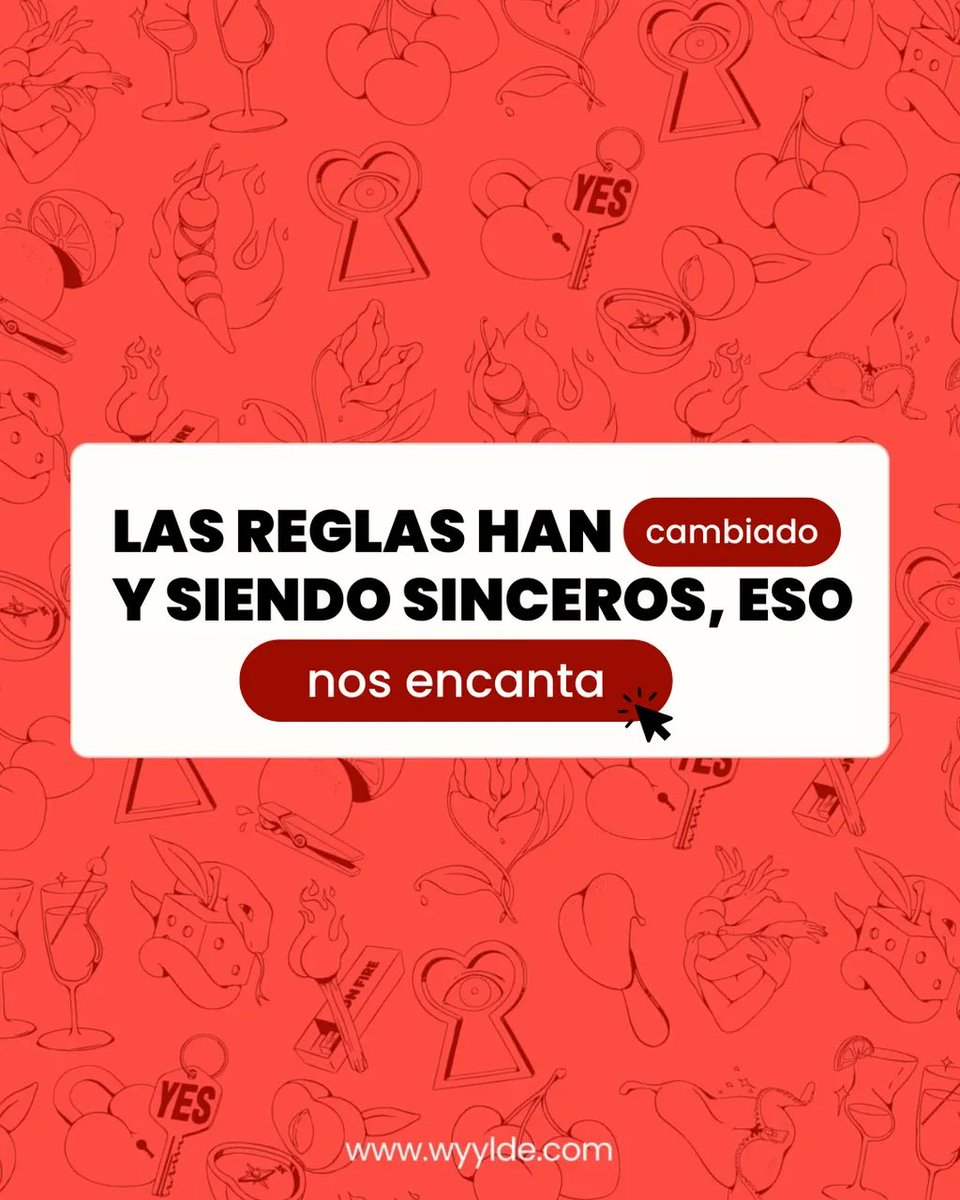 hola_wyylde's tweet photo. ♟️ Las reglas han cambiado… y siendo sinceros, eso nos encanta 😏
👉 ¿Cuál romperías tú en el juego del deseo?
#ExploraSinTabúes #Wyylde https://t.co/PFU54IBkJr