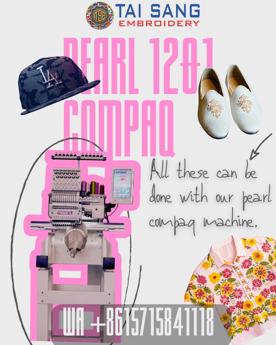 TaisangAE's tweet photo. ✨ PEARL 1201 COMPAQ ✨
من القبعات إلى التيشيرتات، ومن القلنسوات إلى الملابس الأنبوبية، تُنجز ماكينة بيرل كومباك كل شيء بدقة وسرعة وإبداع. 🧵💫
اصنع تصميمًا مثاليًا، وأضفِ لمسةً من الحيوية على أفكارك الأنيقة!
📩 تواصل معنا عبر الرسائل الخاصة أو واتساب: WA+8615715841118
#taisang https://t.co/noplbgveWO