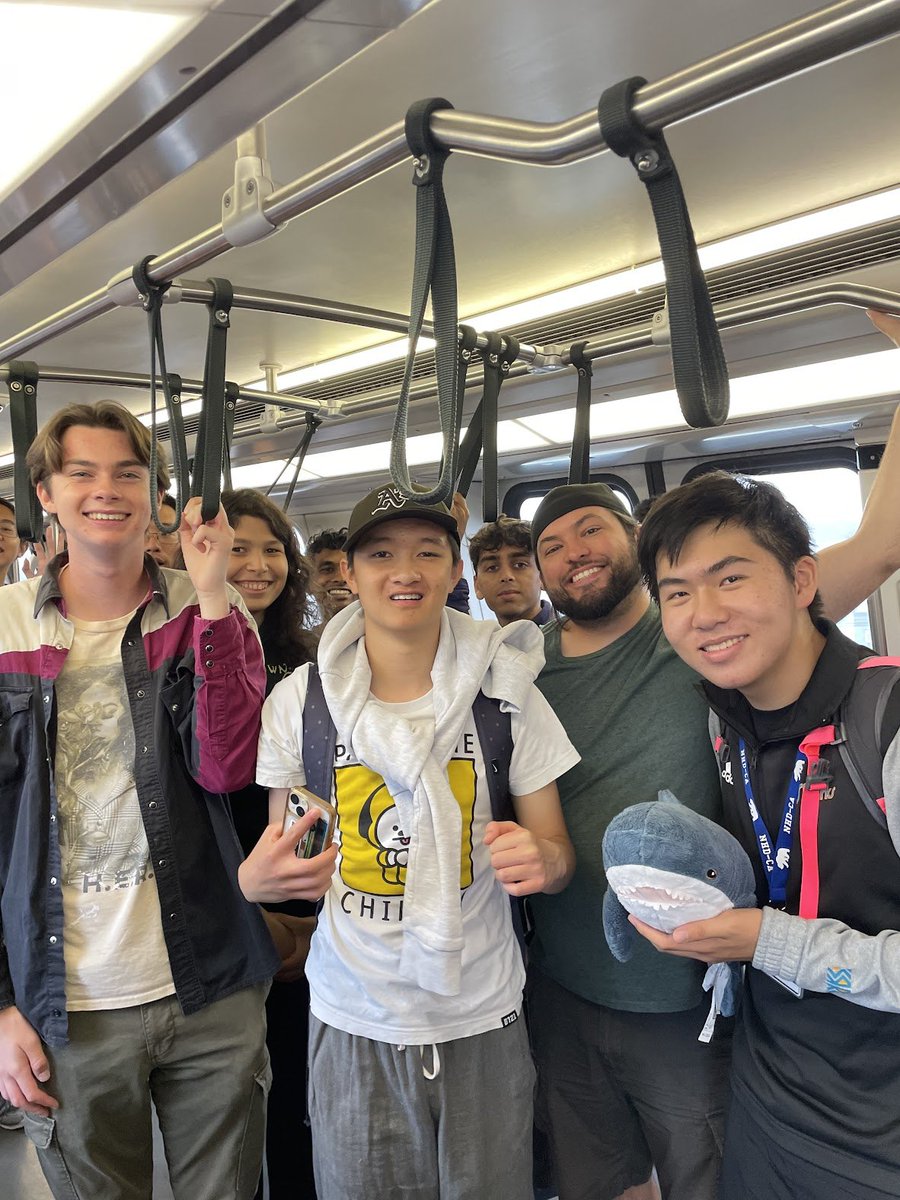 calhsta's tweet image. Thinking back to our #TransitMonth BART speedrun....thanks to all the incredible transiteers who joined us on the run!