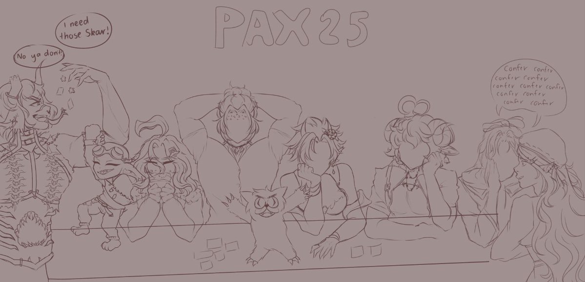 POST PAX DEPRESSION HITTIN ME HARD
• 
• 
See any familiar faces…? Come draw and yap!
• 
🔴🔗 twink dot teevee slash skxrlxt (in replies) #skxrmemes