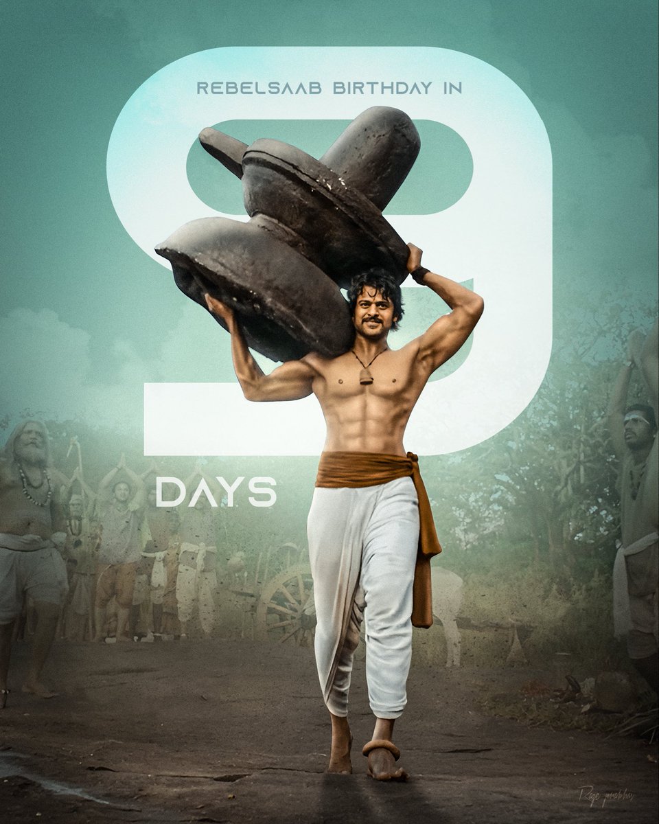 ivdsai's tweet photo. 9 Days to go for #RebelStarBdayFest 😎🕺

#Prabhas #PrabhasBirthday #October23rd #PrabhasBirthdayMonth https://t.co/S8huazANl3