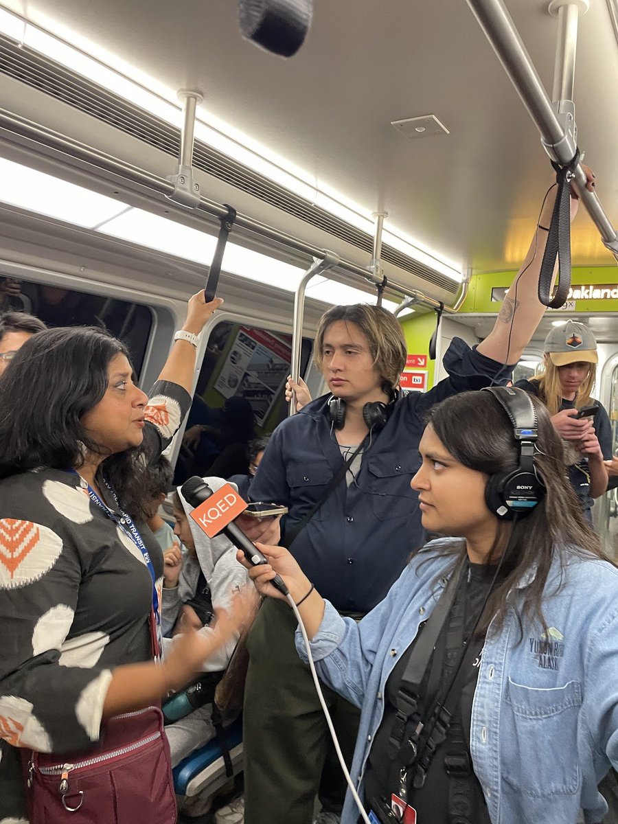 calhsta's tweet image. Thinking back to our #TransitMonth BART speedrun....thanks to all the incredible transiteers who joined us on the run!