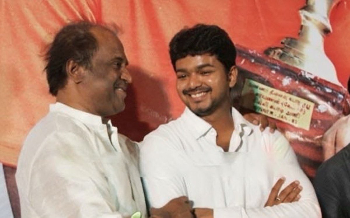Avinash251826's tweet image. Rajinikanth at the Ghilli Silver Jubilee :
When Chandramukhi was released along with Sachein, people asked who was competing with whom. But Vijay said he was my fan, not a competitor. If Vijay is my fan, I am his admirer.
A film’s success or failure depends on its subject. If…