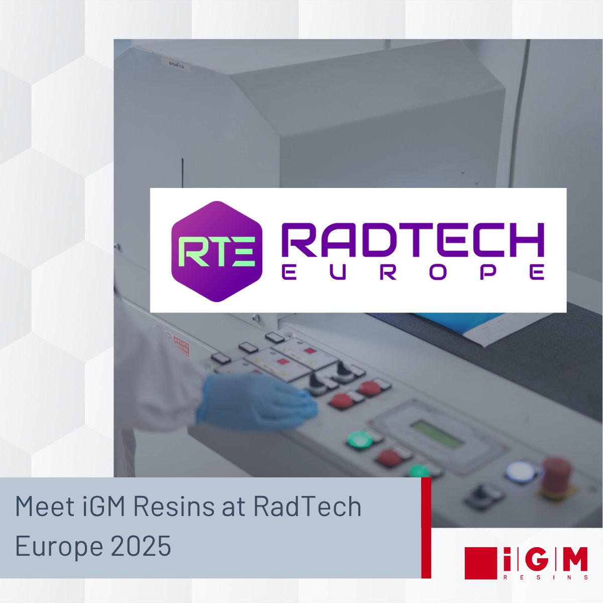 RadTech Europe 2025: Connected by Design
27‑29 October | Sofitel Victoria, Warsaw

As leaders in energy curing, iGM Resins will be there with three technical talks and a team ready to explore your projects:

Learn more in our full article here:

igmresins.com/en/news-events…