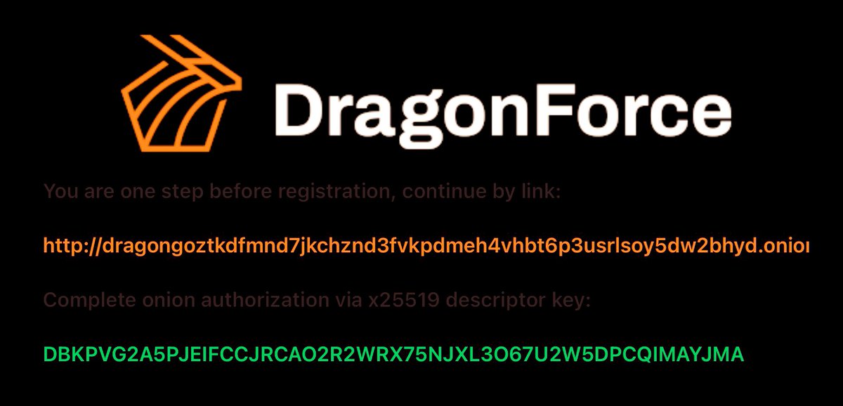 A .org TLD usually stands for a charitable non-profit which is often abused but usually not by a ransomware group. 

New DragonForce clearnet 

/dragongo[.]org

btw how dumb are you guys setting up a clearnet to only point to your onion, duh