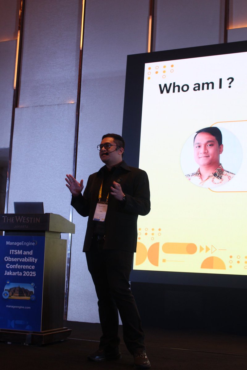 manageengine's tweet image. The ITSM and Observability Conference Indonesia 2025 has come to a close!
From insightful sessions to meaningful conversations, this gathering was about reimagining IT operations with smarter service management and full-stack observability. Thanks to all who joined us!