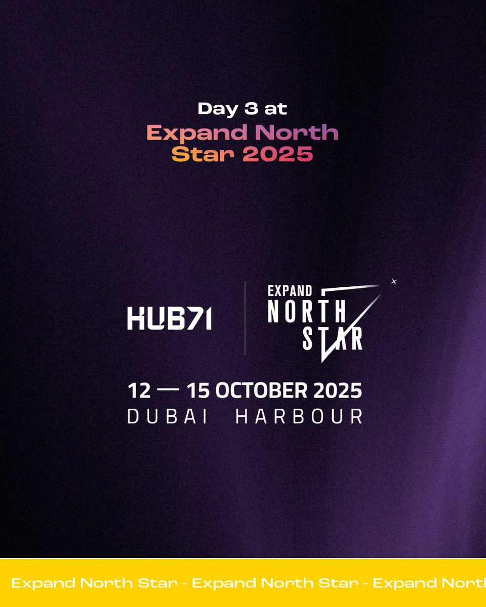 hub71ad's tweet image. 🚀 Day 3 at @expandnorthstar with Hub71.​
​
 We’re continuing our journey to connect, collaborate, and innovate. From exciting startup networking to insightful panel sessions, it’s all about shaping the future together. 💡​
​
 Stay tuned for more updates from the event.​
​
#Hub71…