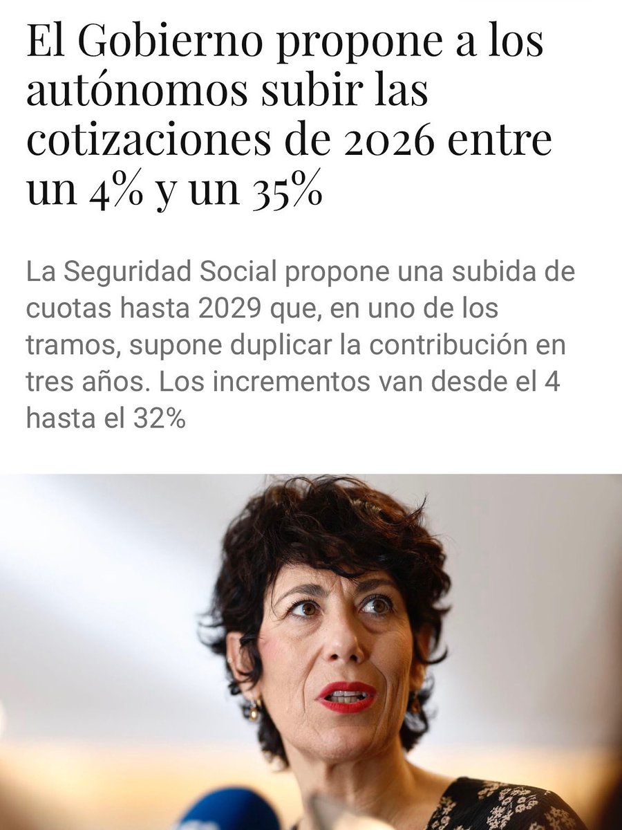 AmaroSanti's tweet image. Ser autónomo no tiene ideología: los hay de izquierdas, de derechas y de los que solo quieren trabajar y llegar a fin de mes.
Lo que sí es ideológico es castigar a quien crea empleo y riqueza.
#Autónomos #PSOE #Gobierno #SubidaAutónomos #España