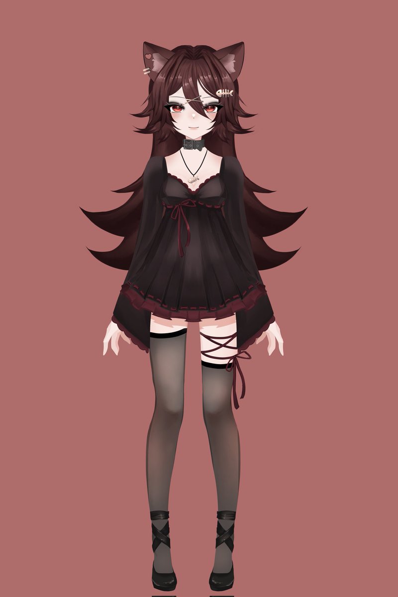 okay got bored again and made a ne2 model #VTuber #Live2D #Live2DWIP #digitalartwork