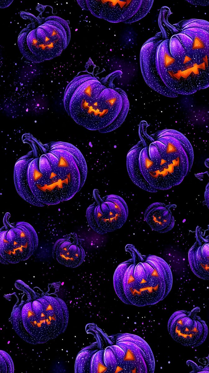 New Wallpaper - Spooky Purple Glow 🎃