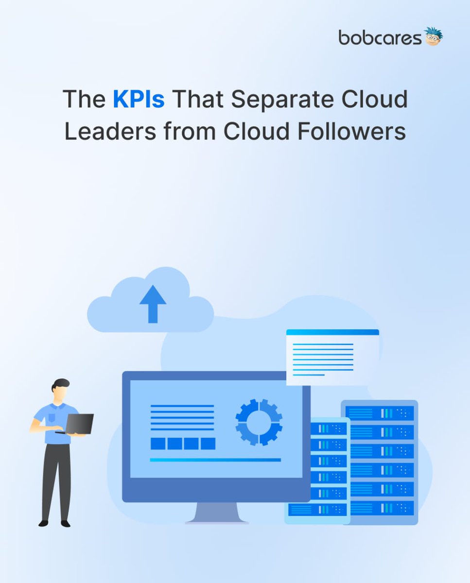 BobcaresTweets's tweet image. Maximize your cloud&apos;s potential!
Discover the 7 KPIs every enterprise should track to optimize costs, boost performance, &amp;amp; ensure security.

 👉Read more: Link in comments
 👉Explore our services: shorturl.at/XxoYg

#CloudManagement #KPIs #CloudOptimization #TechLeadership