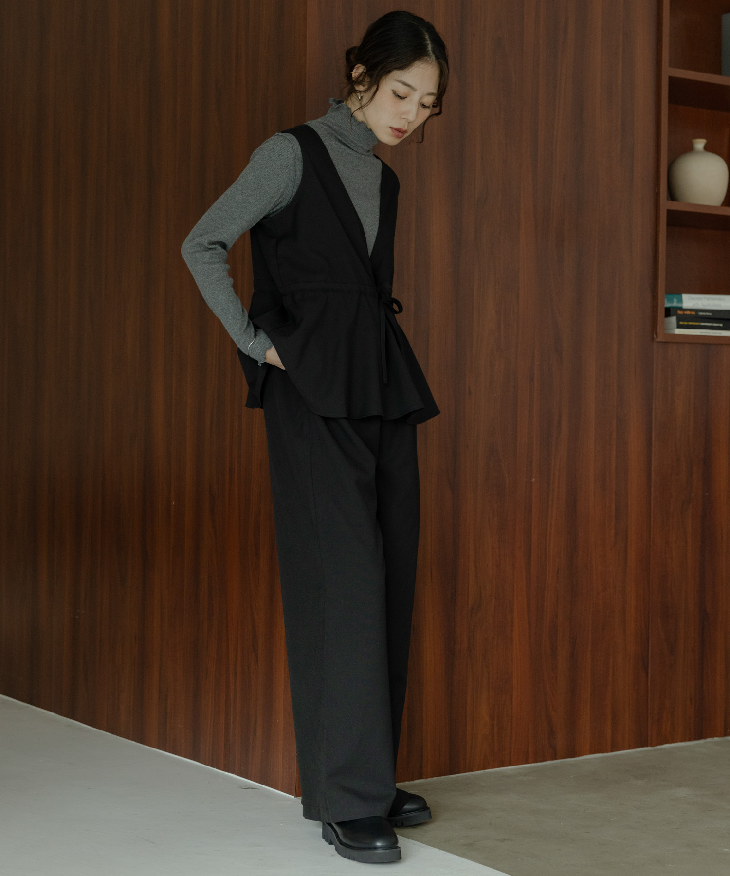 お値下げ♡ネイビー ペプラムオールインワン UR ONLINESTORE on X: 