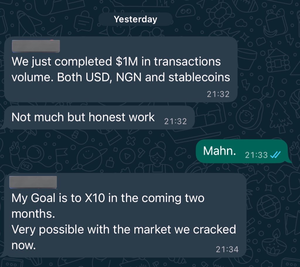 Harri_obi's tweet image. Several of our local products are crossing their first ever million dollar volume. Several of our global ecosystem products are doing this daily/weekly.
Products โ๏ธ
Community โ๏ธ
Talents โ๏ธ
Users โ๏ธ
Study the Solana ecosystem in Nigeria!