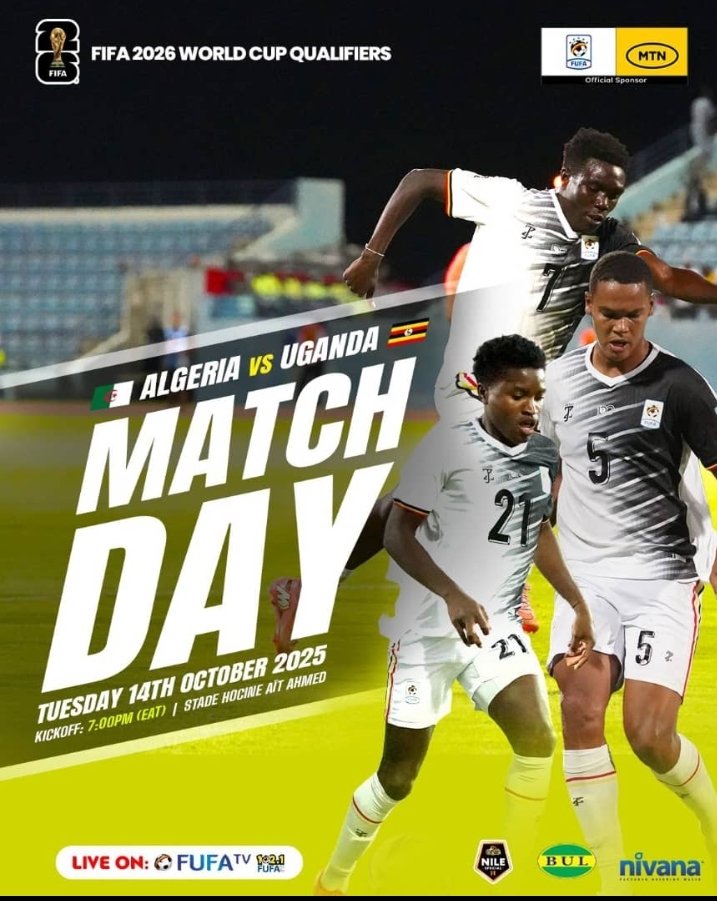 Hoolee hooolee hoolee hoolee

We go <a href="/UgandaCranes/">Uganda Cranes</a> , let's kill it.