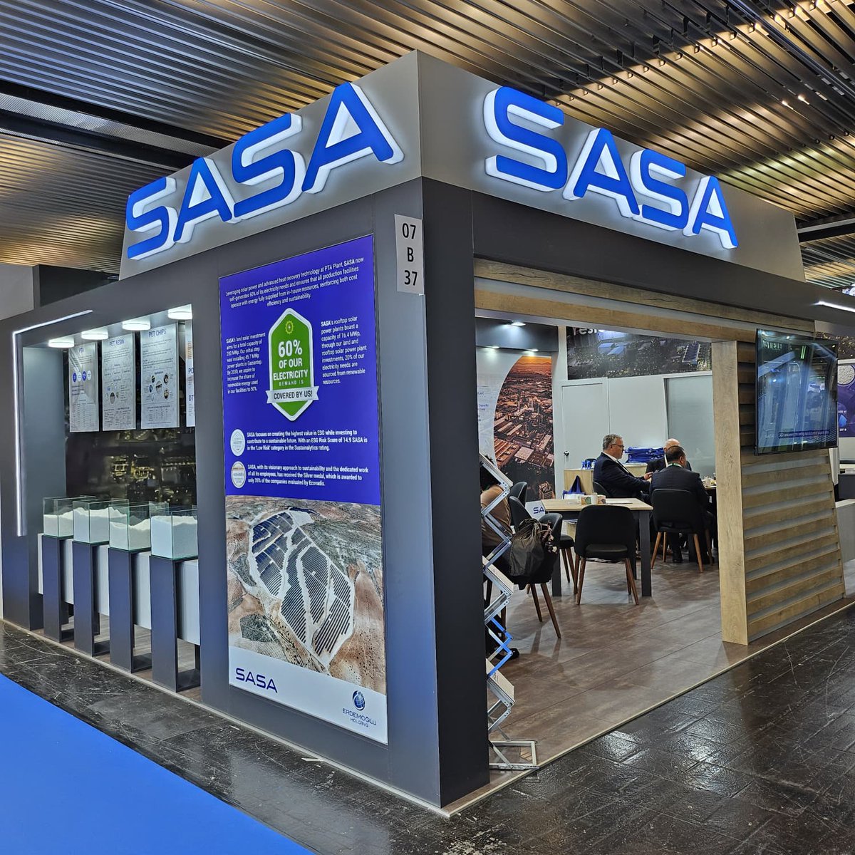 SASApolyesteras's tweet image. K Fuarı&apos;nda misafirlerimizi ağırlamaya devam ediyoruz. Standımızı ziyaret eden tüm ziyaretçilerimize teşekkür ederiz.