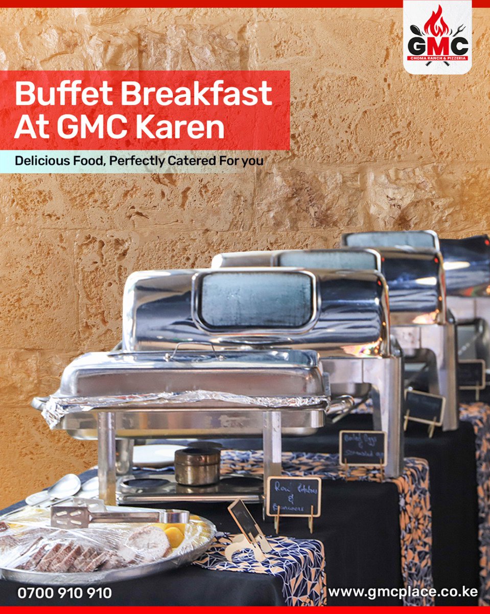 Fuel your mornings and meetings in the perfect setting to connect, create, and strategize at <a href="/gmc_karen/">GMC Karen</a>. Enjoy tailor-made packages,meals, and a space designed for comfort and productivity.

📍 Waterfront Mall | 📞 0700 910 910 to reserve your spot. 
#KaribuGMCKaren #GMCBreakfast