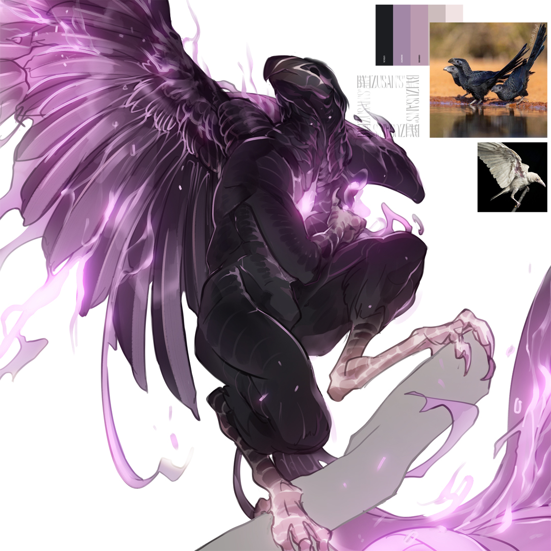 CryptidIzusan's tweet image. burnt birb

day 13  - phoenix🌌 for #Weretober2025 by @TFiddlerArt
#sketch #weretober #digitalart #phoenix #furry #anthro #avian