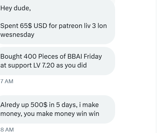 dannycheng2022's tweet image. Let testimonials speak the truth!
 
I sincerely hope everyone's portfolio is "palantiring". My advice: patiently hold our core stocks, add on dips, double down when bullish signals appear, and stay committed through a full market cycle (3-5 years) rather than trading in and out,…