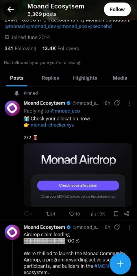 HustleMontego's tweet image. Beware ⚠️ of scam Links for both @monad &amp;amp; @EnsoBuild checker