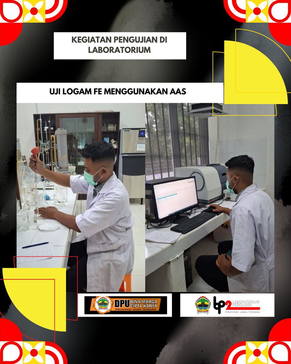 Bp2ProvJtg's tweet image. Analisa Sampel UP Parameter Logam Fe menggunakan Spektrometri Serapan Atom.

#NgopeniNglakoni #AhmadLuthfi #Pengujian
@dpubmckjateng
@humasjateng
@provjateng
@DPRDJateng