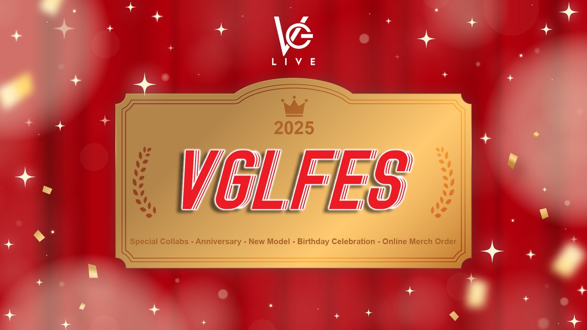 🎊VGakuenLIVE Anniversary🎊
This year with more members, more special streams &amp; celebrations!! 
Stay tuned for more info✨

#VGLFES2025