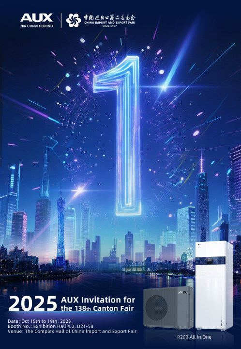 AUX_global's tweet image. ONLY 1 DAY TO GO!It’s almost here! We’re putting the final touches on our booth and can’t wait to welcome you to the AUX experience at the 138th Canton Fair. 
📅 See you from Oct 15!
📍 Exhibition Hall 4.2, D21-58
#AUX #CantonFair #LastDayCountdown #Innovation #AirConditioning