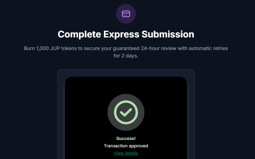 We just bought Jupiter fast listing, what does that mean?

Guaranteed, within the next 24 hours (usually less), the coin will become verified on jup.ag!

Big news for the token.