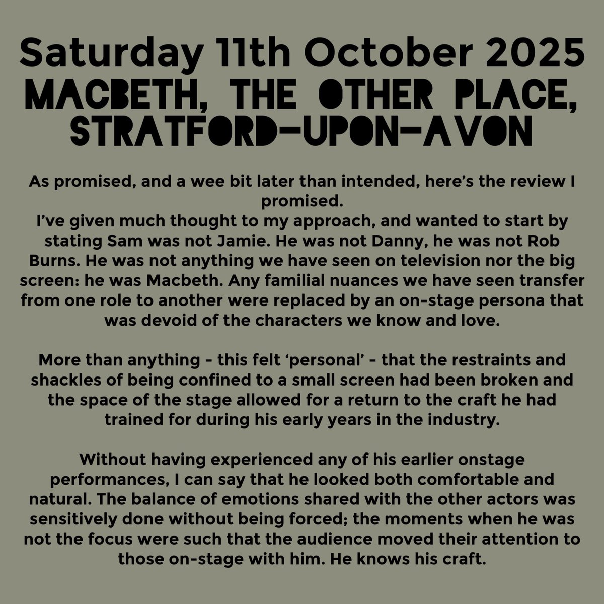 JamieIdreamof's tweet image. 🖤 Macbeth; a review ⚔️👑💪🏼🏴󠁧󠁢󠁳󠁣󠁴󠁿🖤

#SamHeughan 
#SamHeughanBestActor edit
Sharing is caring PLEASE CREDIT if reposting 🫶🏻 @JamieIdreamof Thank-you