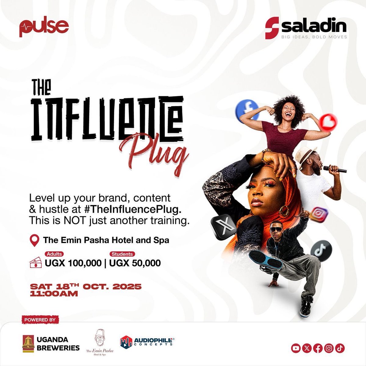 Are you an influencer that wants to level up their brand and content?

Here is something for you this Saturday, 18 October 2025👇🏽