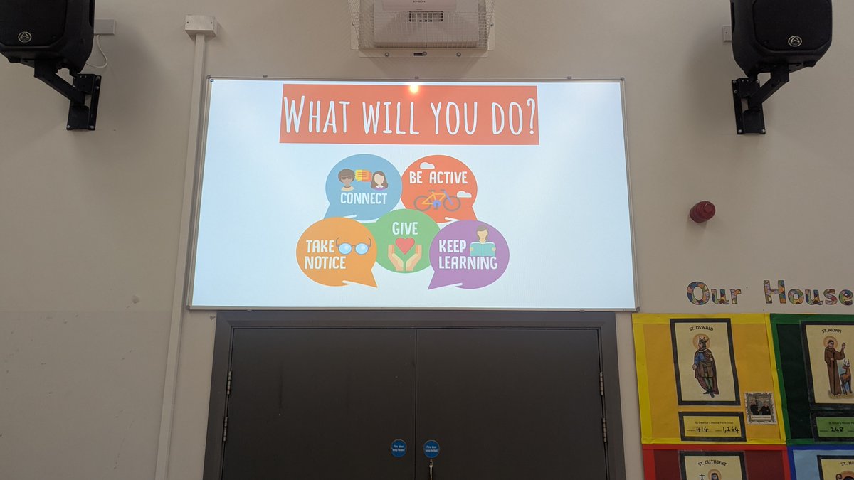 A super assembly on "5 Ways to Wellbeing" from our friends at BeYou Northumberland.
Don't forget Miss Kelly is hosting our parent wellbeing coffee morning tomorrow at 9am.