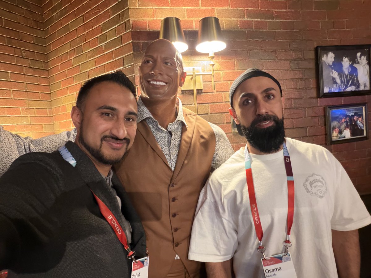 ZedDBA's tweet image. #Oracle #Database #AppreciationEvent at @MadameTussauds at #AIWorld